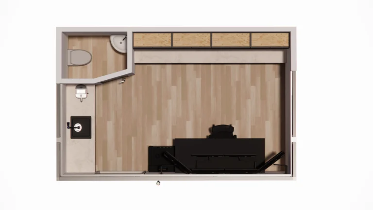 10x16 Security Shed - Modern Shed